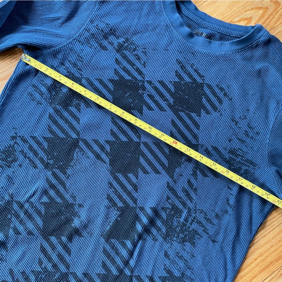 Machine Men’s Blue Long Sleeve Graphic Thermal Shirt, Large - Picture 6 of 6